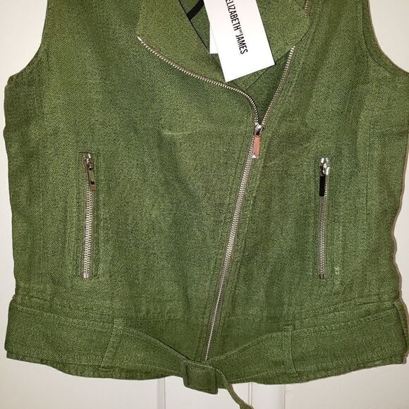 Elizabeth and James tegan linen casual vest - Picture 2 of 6